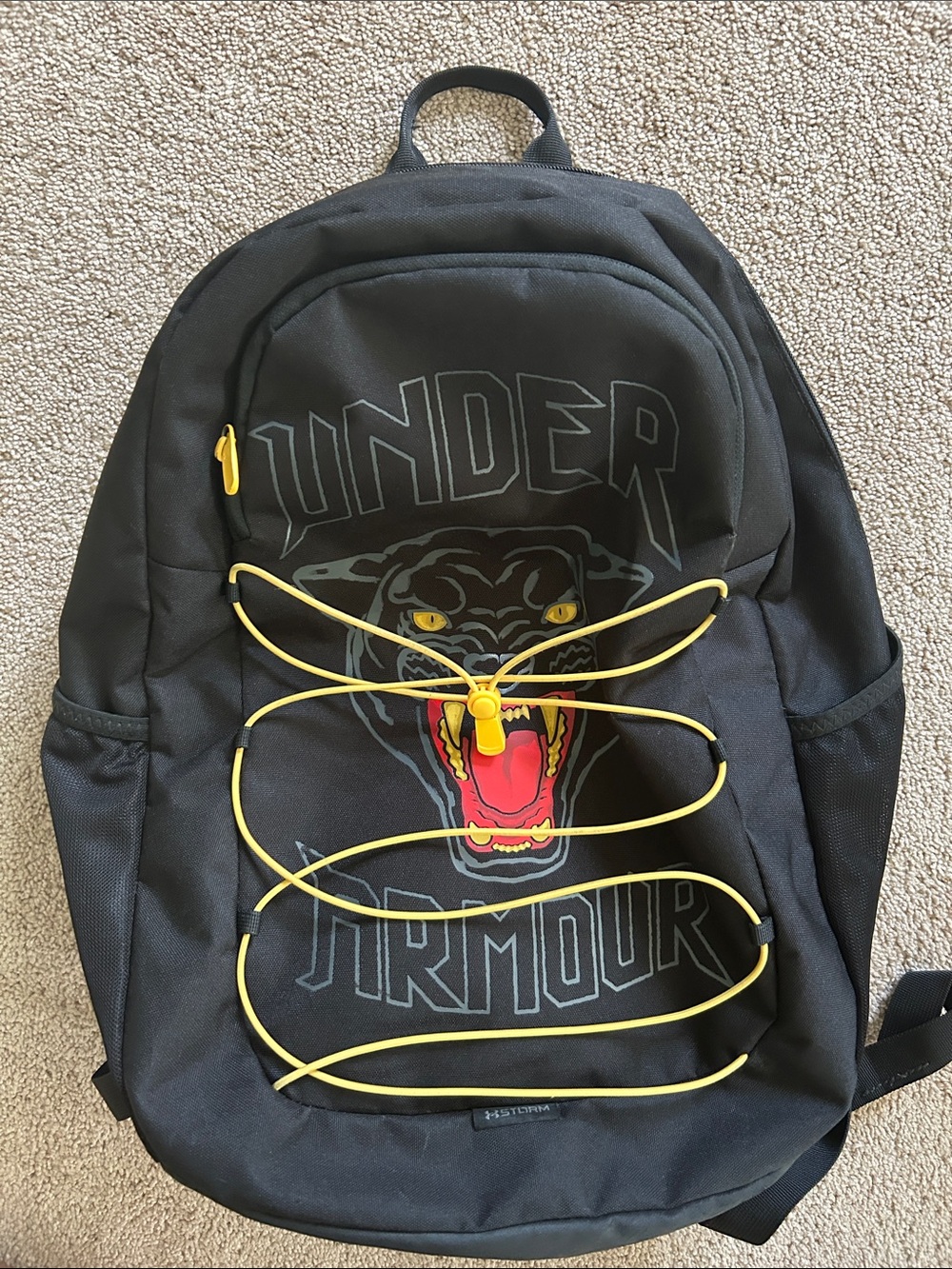 Under Armour Black & Yellow Kid’s Backpack